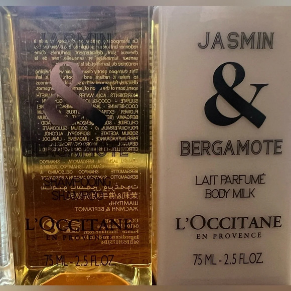 L’OCCITANE 4 Pc Set Travel Size Toiletries Shampoo Shower Gel Lotion Bubble Bath - Picture 3 of 4